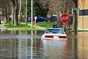 Flood Scene in Juneau, Douglas, AK Provided by Budget Insurance Agency